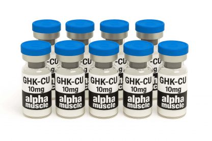 GHK-Cu 10mg Peptide – Skin, Hair, and Healing Research – 10 Vial Kit