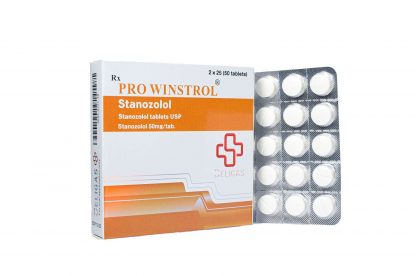 Beligas Pro Winstrol 50mg tablets – box and blister pack of Stanozolol oral anabolic steroid