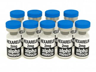 Hexarelin 2mg peptide vials for growth hormone release research