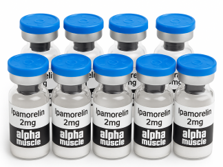 10 vials of Ipamorelin 2mg peptide – Alpha Muscle branding