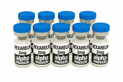 Hexarelin 2mg peptide vials for growth hormone release research