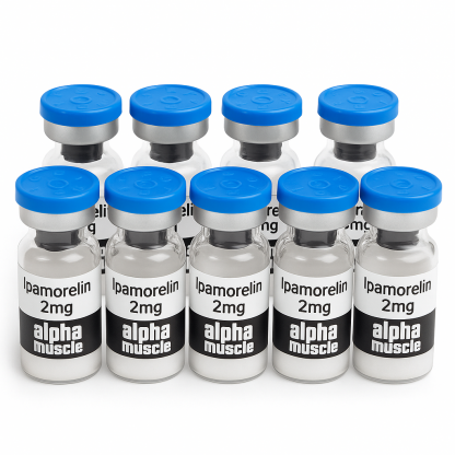 10 vials of Ipamorelin 2mg peptide – Alpha Muscle branding