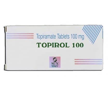 Topirol 100mg (Topiramate) Tablets – Sun Pharma – 10 Count