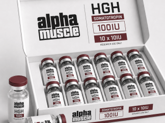 Alpha Muscle HGH 100IU – Pharmaceutical-Grade Somatropin Kit