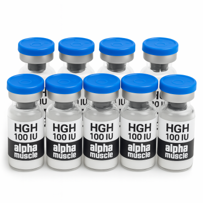 Alpha Muscle HGH 100IU – Pharmaceutical-Grade Somatropin Kit