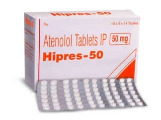 Hipres – Atenolol 50mg Tablets by Cipla (14 Count)