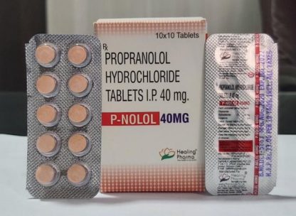 Propranolol 40mg tablets by Healing Pharma – Beta blocker for anxiety and heart health
