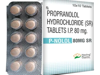 Propranolol 80mg tablets – Beta blocker by Healing Pharma