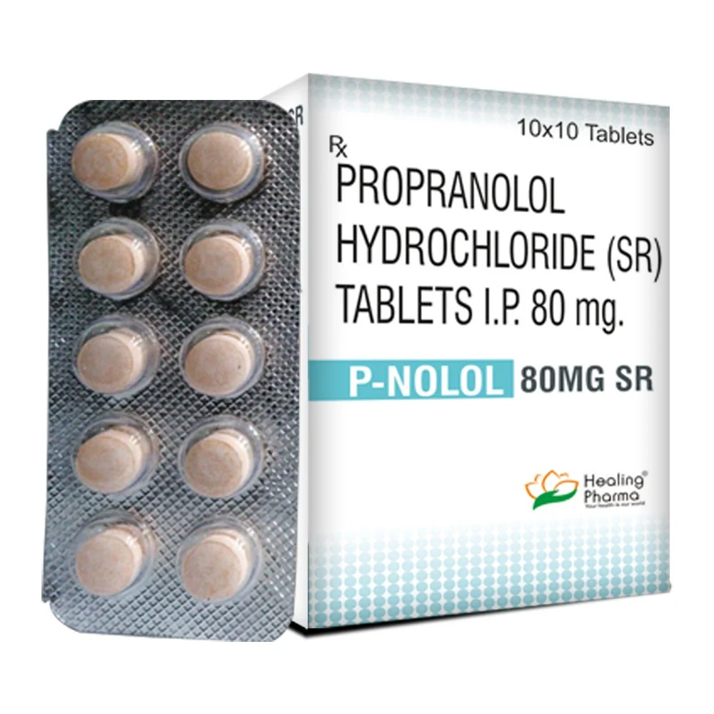 Propranolol 80mg tablets – Beta blocker by Healing Pharma