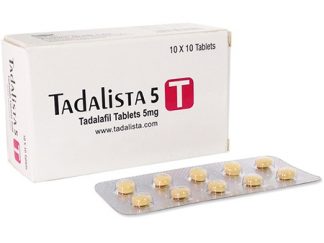 Tadalista 5 mg Tadalafil tablets – daily use ED treatment
