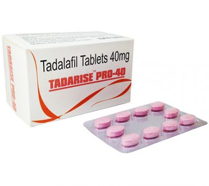 Tadarise Pro 40mg Tadalafil tablets for erectile dysfunction