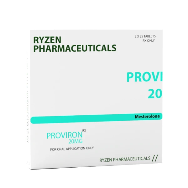 Ryzen Proviron 20mg – 50 Tablets of Mesterolone for Estrogen Control