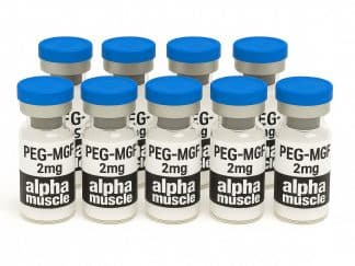 PEG-MGF 2mg peptide vials for sustained muscle recovery & growth – 10 vial kit