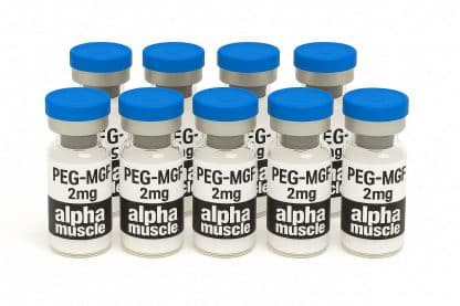 PEG-MGF 2mg peptide vials for sustained muscle recovery & growth – 10 vial kit
