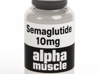 Semaglutide 10mg injection vial with by Alpha Muscle