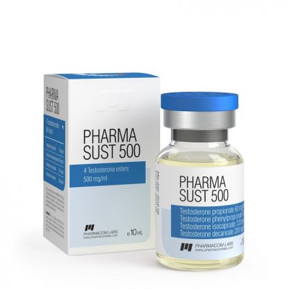 Pharma Sust 500 by Pharmacom Labs – blend of 4 testosterone esters, 500mg/ml