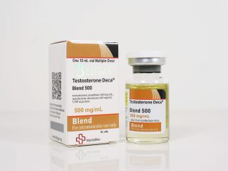 Beligas Testosterone Deca 500 Blend 10ml vial and box packaging – injectable anabolic steroid