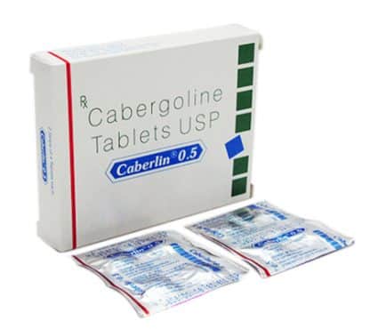 Caberlin 0.5mg – 8 Tablets Cabergoline by Sun Pharma