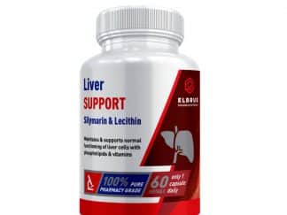 Elbrus Liver Support – Silymarin 140mg & Lecithin 525mg (60 Softgels)