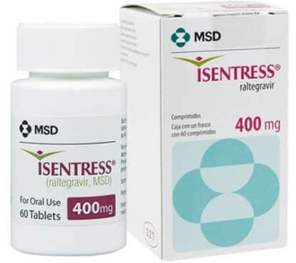 Isentress (Raltegravir) 400mg – 60 Tablets by MSD