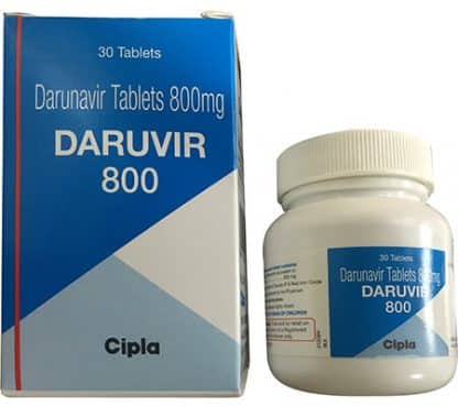 Daruvir 800mg Tablets – Generic Darunavir by Cipla for HIV Antiviral Therapy