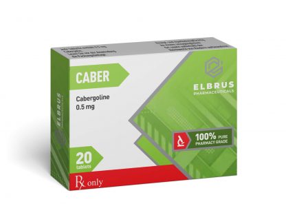 Elbrus Cabergoline 0.5mg Tablets – 20 Dopamine Agonist Tabs