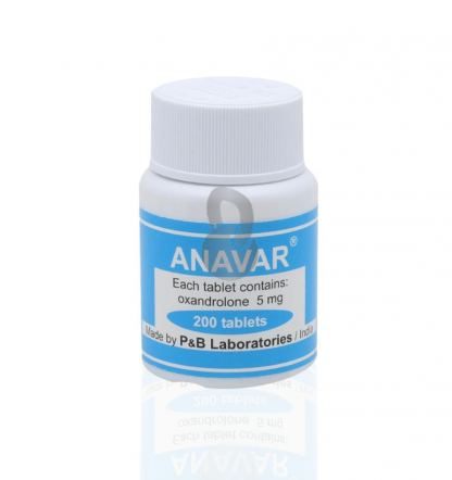 Anavar (Oxandrolone) 5mg – 200 tablets by P&B Labs