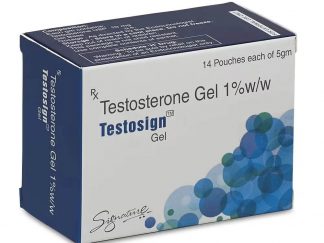 Testosign Gel – Testosterone Gel 1% (14 x 5g sachets) by Signature
