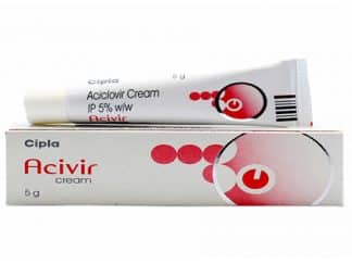 Aciclovir 5% antiviral cream for cold sores