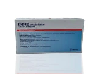 Ephedrine Sopharma 50 mg/ml box of 10 ampules