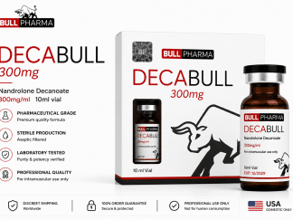 Bull Pharma Decabull 300mg Nandrolone Decanoate 300mg/ml 10ml vial with product box