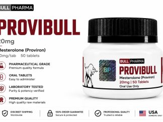 Bull Pharma PROVIBULL Mesterolone Proviron 20mg 50 oral tablets container