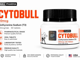 Bull Pharma CYTOBULL 50mcg Liothyronine Sodium T3 50 oral tablets container