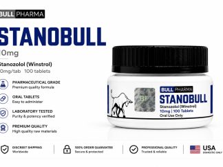 Bull Pharma Stanobull Stanozolol (Winstrol) 10mg oral tablets bottle containing 100 tablets