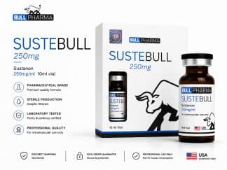 Bull Pharma Sustebull 250mg Sustanon 250mg/ml 10ml vial with product box