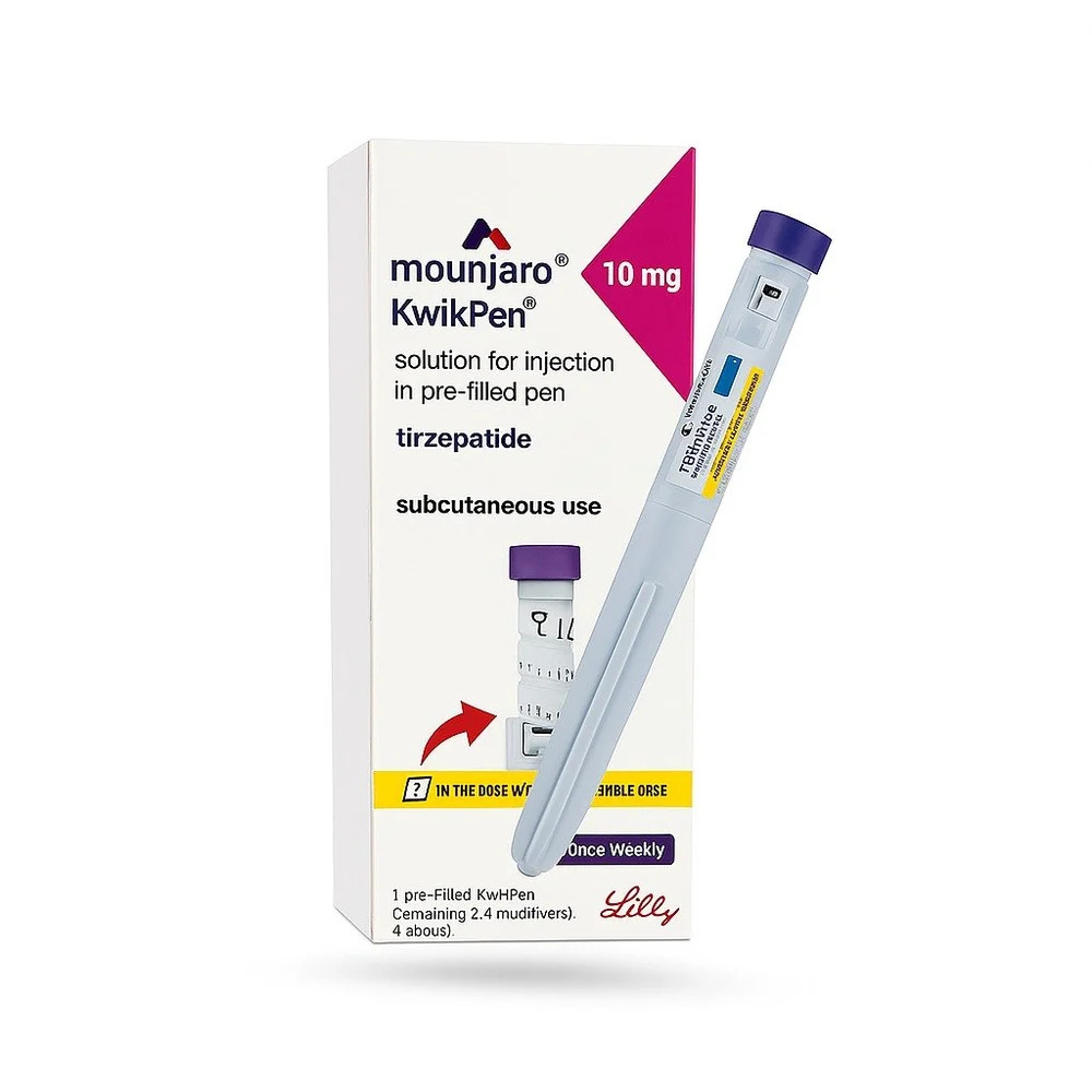 Mounjaro KwikPen 10mg – Tirzepatide by Eli Lilly 1 Mounjaro KwikPen 10mg – Tirzepatide by Eli Lilly